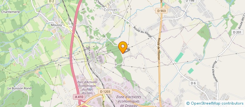 localisation de l'entreprise MONSIEUR ALEXANDRE HUOT  CORNIER