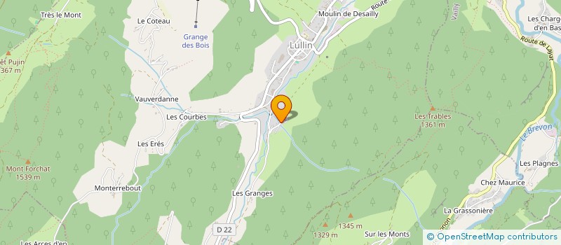 localisation de l'entreprise MONSIEUR ALEXANDRE HUS  LULLIN