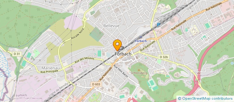 localisation de l'entreprise MONSIEUR ALEXANDRE IETRO  FORBACH