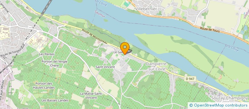 localisation de l'entreprise MONSIEUR ALEXANDRE IMBERT  SAUMUR