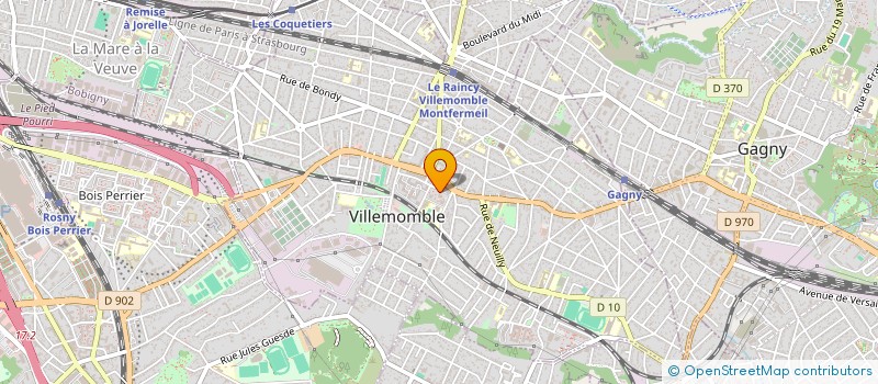 localisation de l'entreprise MONSIEUR ALEXANDRE IROUDAYASSAMY  VILLEMOMBLE