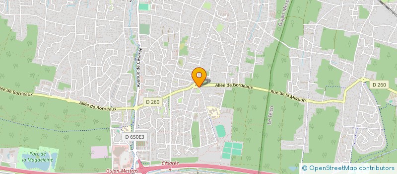 localisation de l'entreprise MONSIEUR ALEXANDRE IZARD  GUJAN-MESTRAS