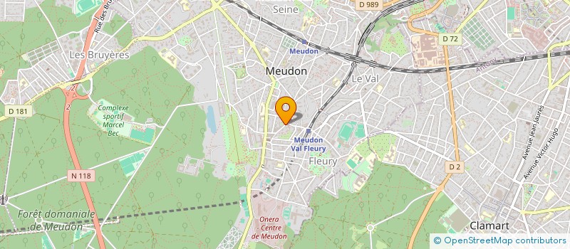 localisation de l'entreprise MONSIEUR ALEXANDRE JACOB  MEUDON