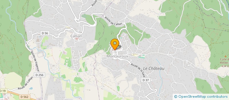 localisation de l'entreprise MONSIEUR ALEXANDRE JACOB  MONTAUROUX