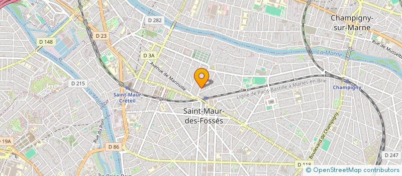 localisation de l'entreprise MONSIEUR ALEXANDRE JACQUEMOT à SAINT-MAUR-DES-FOSSES