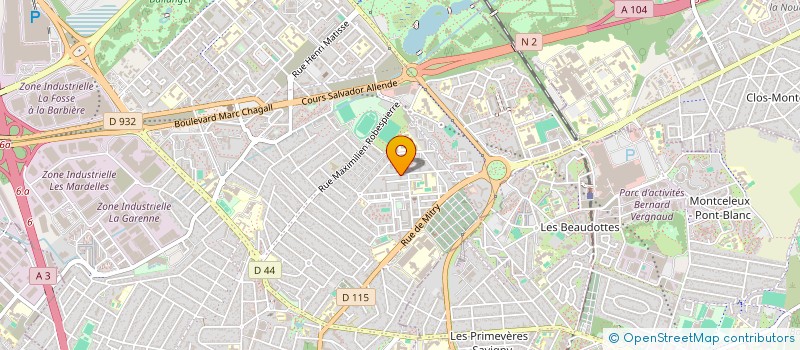 localisation de l'entreprise MONSIEUR ALEXANDRE JACQUES  LE BLANC-MESNIL