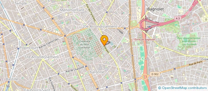 localisation de l'entreprise MONSIEUR ALEXANDRE JACQUES  PARIS