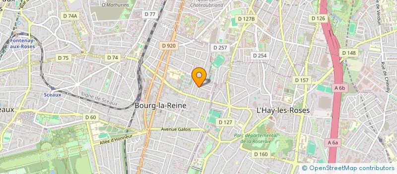localisation de l'entreprise MONSIEUR ALEXANDRE JACQUIN à BOURG-LA-REINE