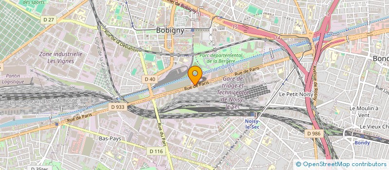 localisation de l'entreprise MONSIEUR ALEXANDRE JAMES BIGEY  BOBIGNY