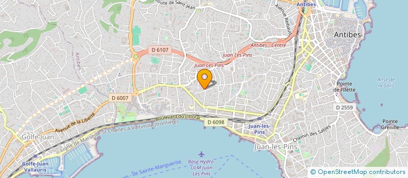 localisation de l'entreprise MONSIEUR ALEXANDRE JANILLON à ANTIBES