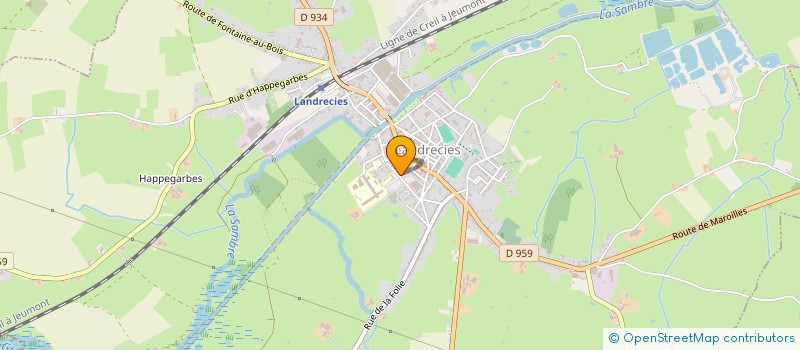 localisation de l'entreprise MONSIEUR ALEXANDRE JANKOWSKI  LANDRECIES