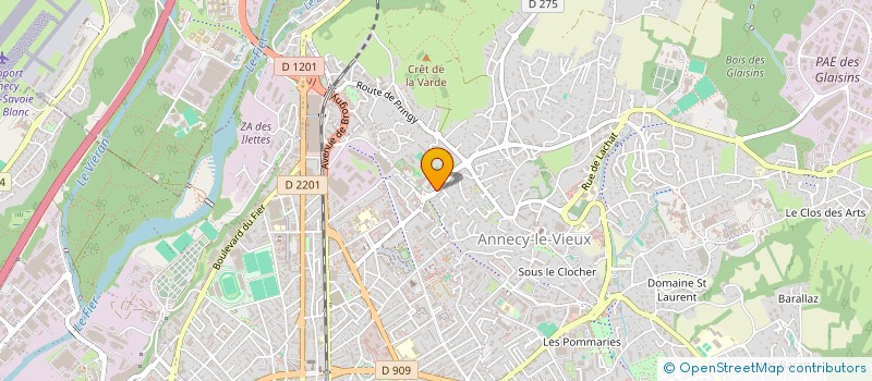 localisation de l'entreprise MONSIEUR ALEXANDRE JANONATO à ANNECY
