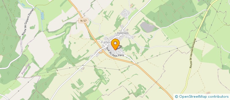 localisation de l'entreprise MONSIEUR ALEXANDRE JARDIN DERRIEN  PONTARLIER