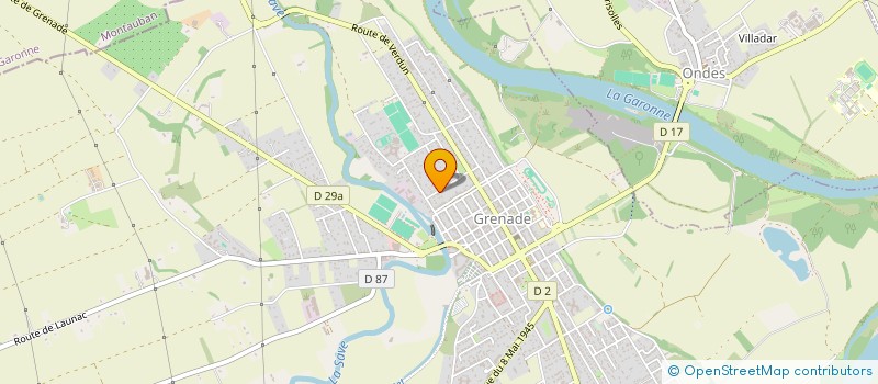 localisation de l'entreprise MONSIEUR ALEXANDRE JAUMAIN  GRENADE