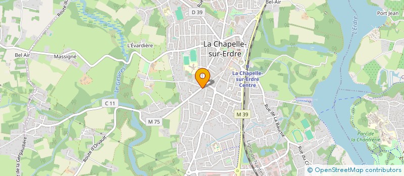 localisation de l'entreprise MONSIEUR ALEXANDRE JAUNET à LA CHAPELLE-SUR-ERDRE