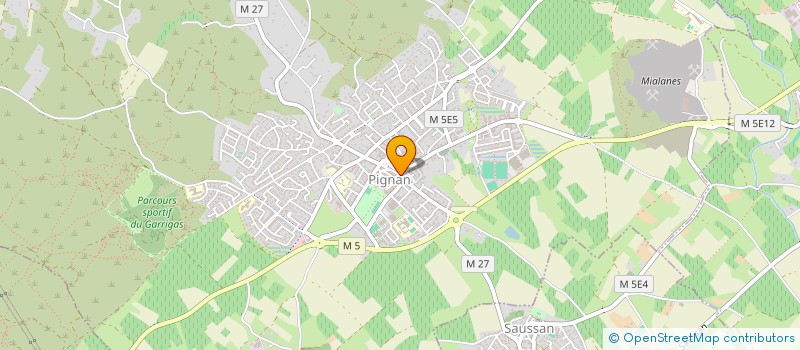 localisation de l'entreprise MONSIEUR ALEXANDRE JAUSSAUD  MEZE