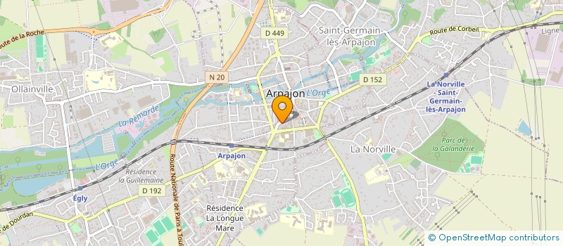 localisation de l'entreprise MONSIEUR ALEXANDRE JAUSSAUD à ARPAJON