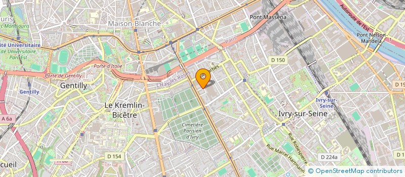 localisation de l'entreprise MONSIEUR ALEXANDRE JEFFROY  IVRY-SUR-SEINE