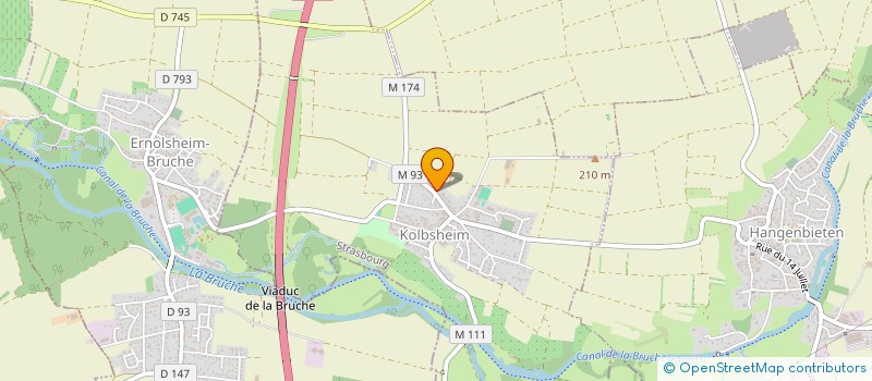 localisation de l'entreprise MONSIEUR ALEXANDRE JEHL  KOLBSHEIM