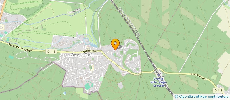 localisation de l'entreprise MONSIEUR ALEXANDRE JELONEK  COYE-LA-FORET