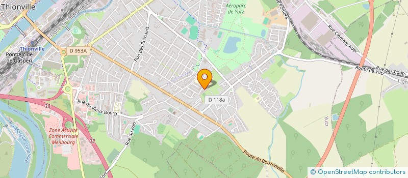 localisation de l'entreprise MONSIEUR ALEXANDRE JENNES  YUTZ