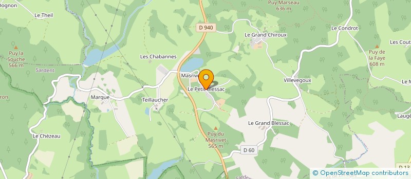 localisation de l'entreprise MONSIEUR ALEXANDRE JOLLIVET à SARDENT