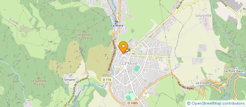 localisation de l'entreprise MONSIEUR ALEXANDRE JORGE  LA MURE