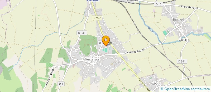 localisation de l'entreprise MONSIEUR ALEXANDRE JORGE  VERTAIZON