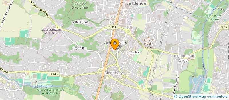 localisation de l'entreprise MONSIEUR ALEXANDRE JOSEPH LE BARON à MONTLHERY