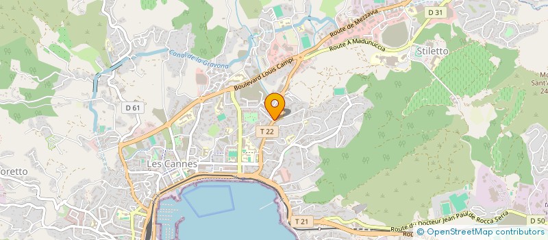 localisation de l'entreprise MONSIEUR ALEXANDRE JOUAN à AJACCIO