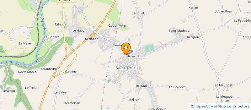 localisation de l'entreprise MONSIEUR ALEXANDRE JOUBIER  SAINT-THURIAU