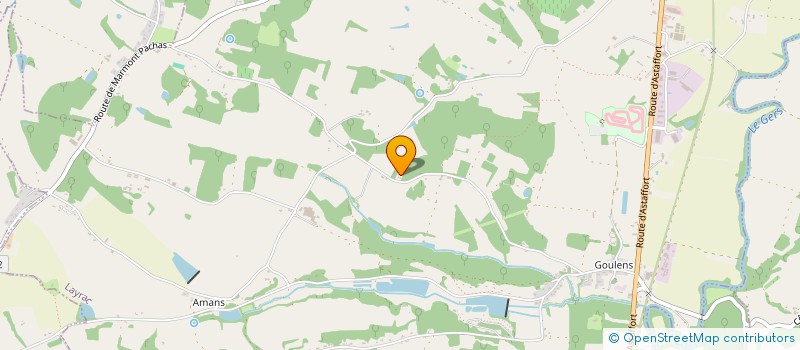 localisation de l'entreprise MONSIEUR ALEXANDRE JOUEN  LAYRAC