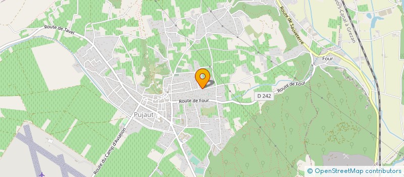 localisation de l'entreprise MONSIEUR ALEXANDRE JOUFFRET  PUJAUT