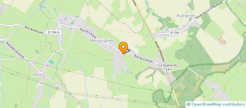localisation de l'entreprise MONSIEUR ALEXANDRE JOUGLET  MECQUIGNIES