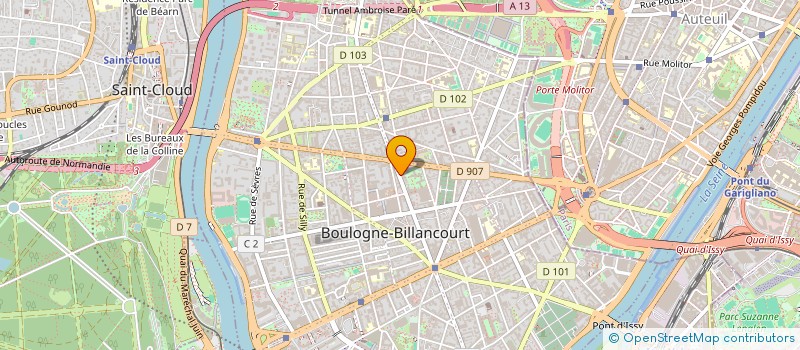 localisation de l'entreprise MONSIEUR ALEXANDRE JOURDAN à BOULOGNE-BILLANCOURT