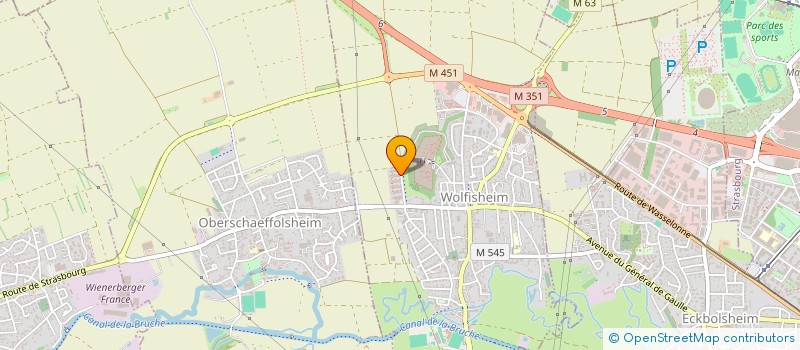 localisation de l'entreprise MONSIEUR ALEXANDRE JOUVENOT  WOLFISHEIM