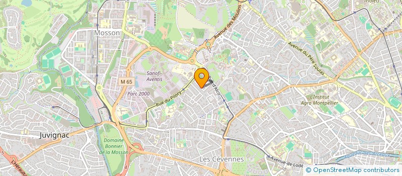 localisation de l'entreprise MONSIEUR ALEXANDRE JOVANOVIC à MONTPELLIER