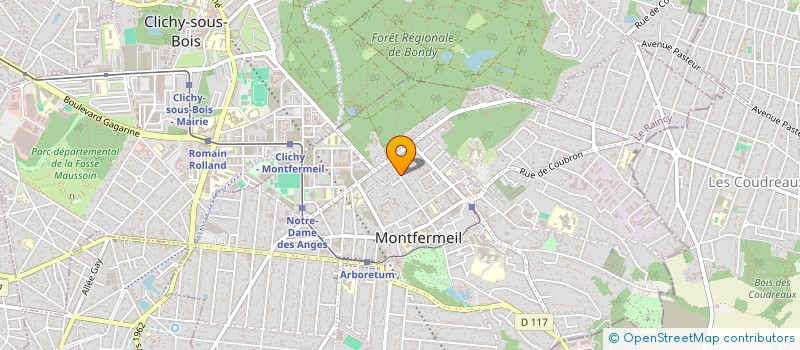 localisation de l'entreprise MONSIEUR ALEXANDRE JOVANOVIC  MONTFERMEIL