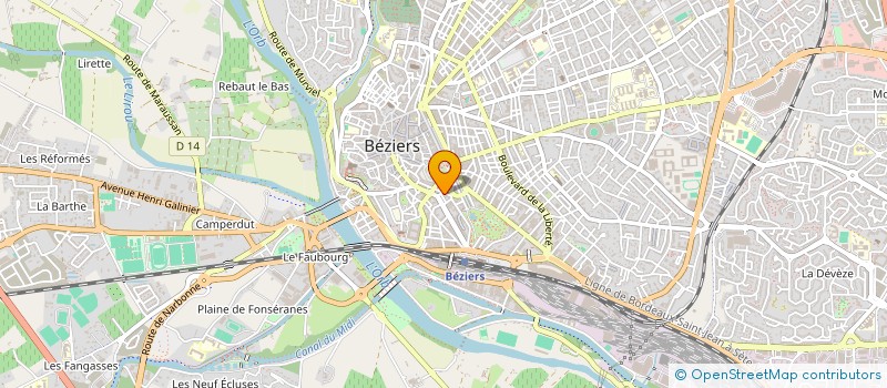 localisation de l'entreprise MONSIEUR ALEXANDRE JOVIC à BEZIERS