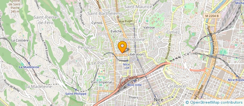 localisation de l'entreprise MONSIEUR ALEXANDRE JOZ  NICE