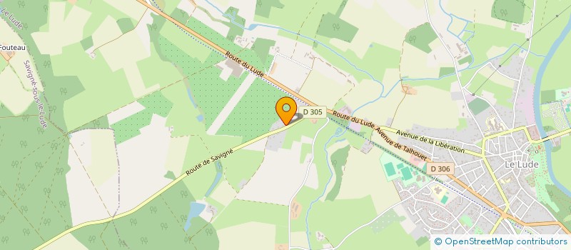 localisation de l'entreprise MONSIEUR ALEXANDRE JUBERT  LE LUDE