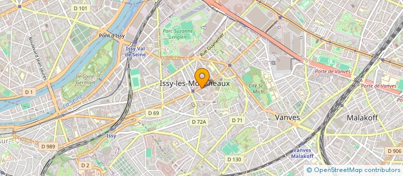 localisation de l'entreprise MONSIEUR ALEXANDRE JUDEAUX à ISSY-LES-MOULINEAUX