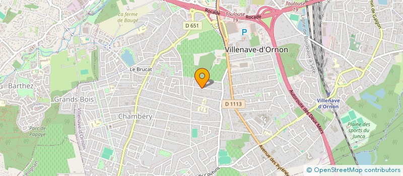 localisation de l'entreprise MONSIEUR ALEXANDRE JUILLARD à VILLENAVE-D'ORNON