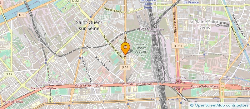localisation de l'entreprise MONSIEUR ALEXANDRE JUILLET à SAINT-OUEN-SUR-SEINE