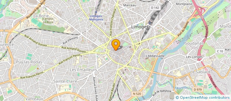 localisation de l'entreprise MONSIEUR ALEXANDRE JULIEN à LIMOGES