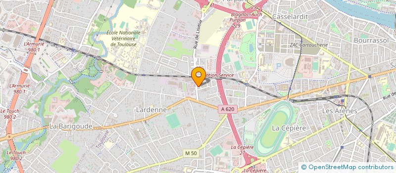 localisation de l'entreprise MONSIEUR ALEXANDRE JULIEN  TOULOUSE