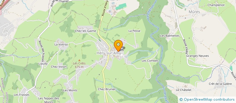 localisation de l'entreprise MONSIEUR ALEXANDRE JULLIAND  HERY-SUR-ALBY