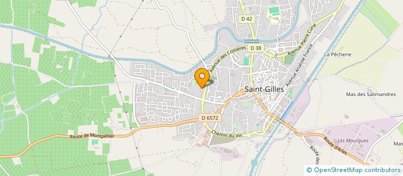 localisation de l'entreprise MONSIEUR ALEXANDRE JULLIEN à SAINT-GILLES