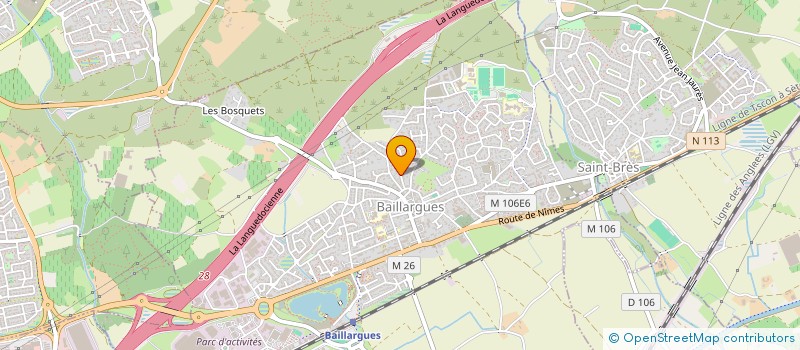 localisation de l'entreprise MONSIEUR ALEXANDRE JUMELIN à BAILLARGUES