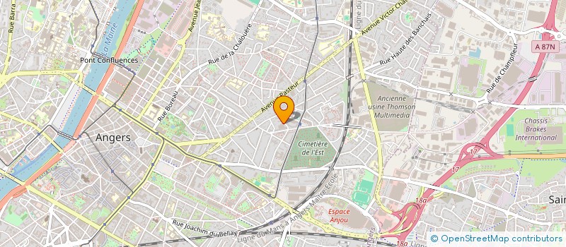 localisation de l'entreprise MONSIEUR ALEXANDRE JURADO à ANGERS